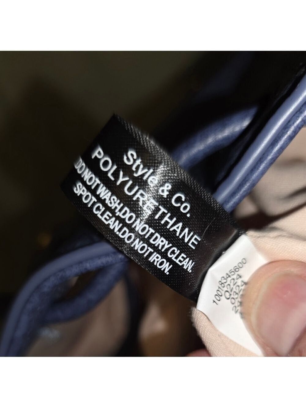 Style & Co Backpack Blue #PUR18 - Picture 9 of 14